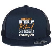 The Legend Has Retired Officer Officially Retirement Flatbill Hat