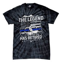 The Legend Has Retired Police Officer Retirement Tie-Dye T-Shirt