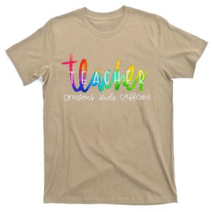 Teacher Life Happy Teacher's Day Leopard Rainbow Women T-Shirt