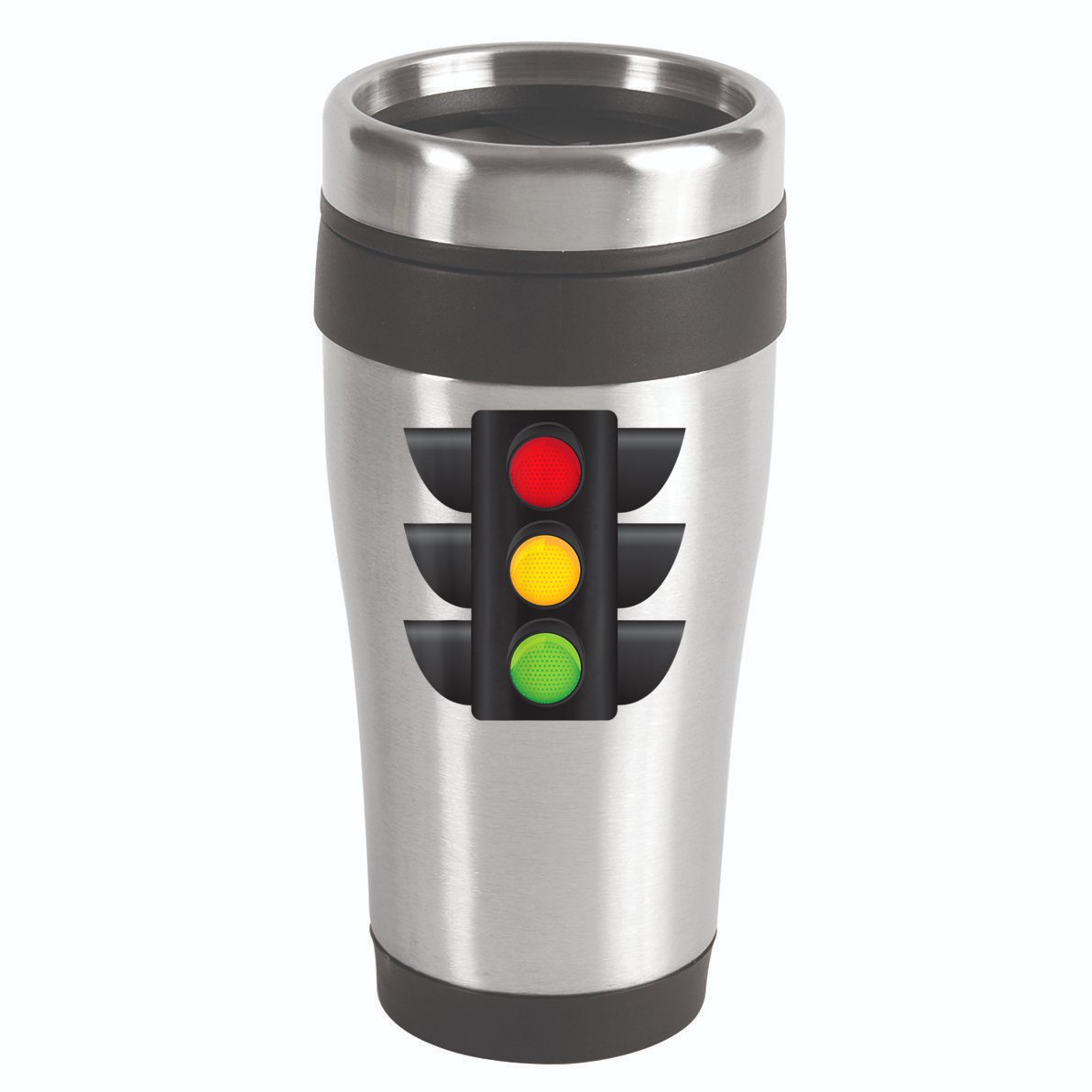 Traffic Light Halloween Costume Stop Go Green Yellow Red 16oz Travel Tumbler