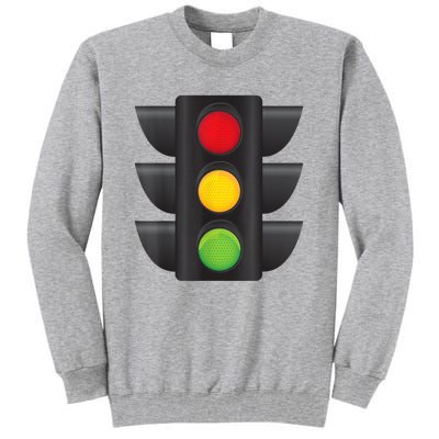 Traffic Light Halloween Costume Stop Go Green Yellow Red Tall Sweatshirt