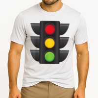 Traffic Light Halloween Costume Stop Go Green Yellow Red Cooling Performance Crew T-Shirt