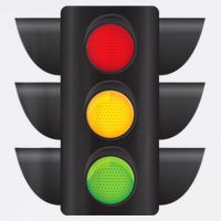 Traffic Light Halloween Costume Stop Go Green Yellow Red Cooling Performance Crew T-Shirt