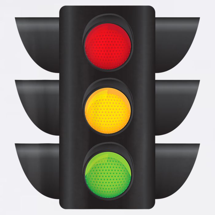 Traffic Light Halloween Costume Stop Go Green Yellow Red Cooling Performance Crew T-Shirt