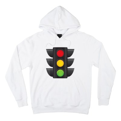 Traffic Light Halloween Costume Stop Go Green Yellow Red Hoodie