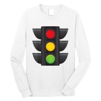 Traffic Light Halloween Costume Stop Go Green Yellow Red Long Sleeve Shirt