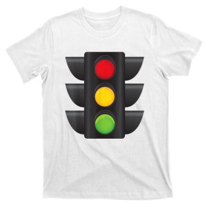 Traffic Light Halloween Costume Stop Go Green Yellow Red T-Shirt