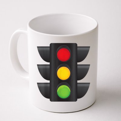 Traffic Light Halloween Costume Stop Go Green Yellow Red Mug