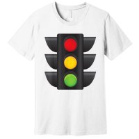 Traffic Light Halloween Costume Stop Go Green Yellow Red Premium T-Shirt