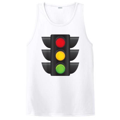 Traffic Light Halloween Costume Stop Go Green Yellow Red PosiCharge Competitor Tank