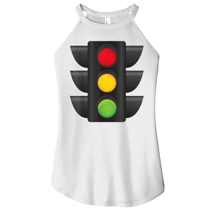 Traffic Light Halloween Costume Stop Go Green Yellow Red Women's Perfect Tri Rocker Tank