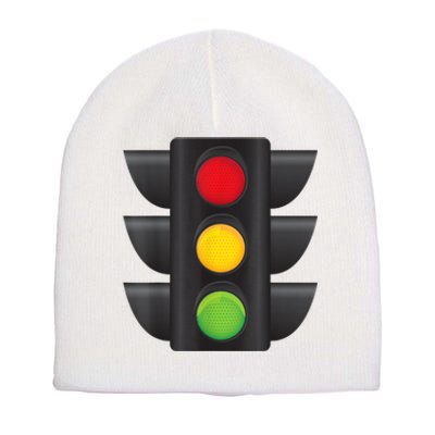 Traffic Light Halloween Costume Stop Go Green Yellow Red Short Acrylic Beanie