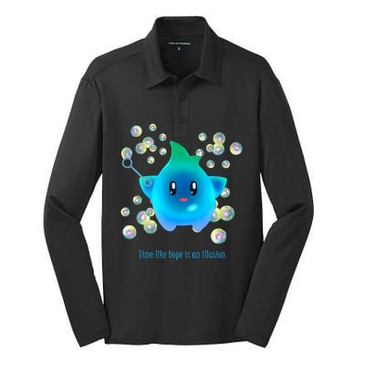 Time Like Hope Is An Illusion Luma Star Cute Gift Idea Silk Touch Performance Long Sleeve Polo