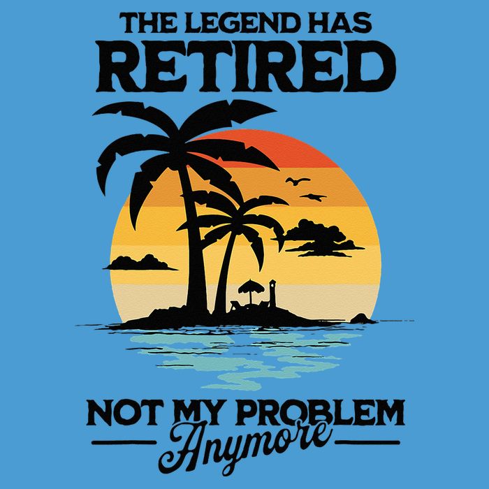 The Legend Has Retired Not My Problem Anymore Tie Dye Hoodie