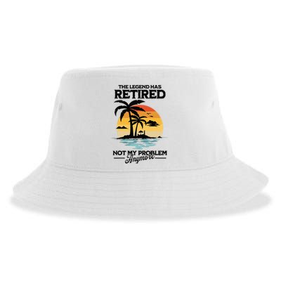 The Legend Has Retired Not My Problem Anymore Sustainable Bucket Hat