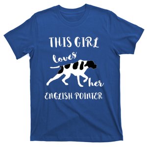 This Loves Her English Pointer Hunting Bird Dog Cute Gift T-Shirt