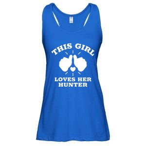 This Loves Her Hunter Gift Ladies Essential Flowy Tank