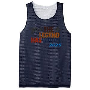 The Legend Has Retired In 2025 Mesh Reversible Basketball Jersey Tank