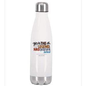 The Legend Has Retired In 2025 Stainless Steel Insulated Water Bottle