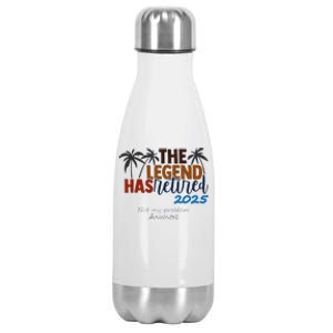 The Legend Has Retired In 2025 Stainless Steel Insulated Water Bottle