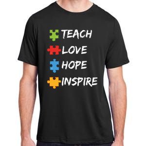 TEACH LOVE HOPE INSPIRE Adult ChromaSoft Performance T-Shirt