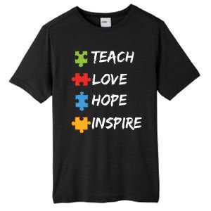 TEACH LOVE HOPE INSPIRE Tall Fusion ChromaSoft Performance T-Shirt