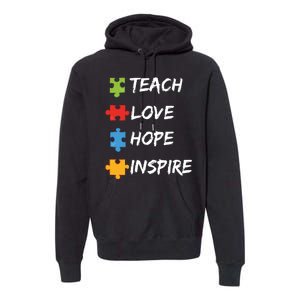 TEACH LOVE HOPE INSPIRE Premium Hoodie