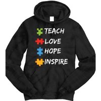 TEACH LOVE HOPE INSPIRE Tie Dye Hoodie