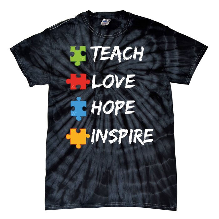 TEACH LOVE HOPE INSPIRE Tie-Dye T-Shirt