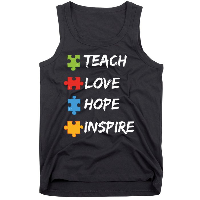 TEACH LOVE HOPE INSPIRE Tank Top