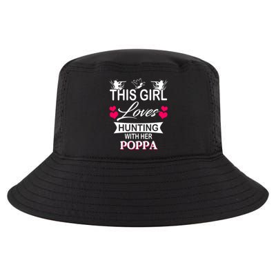 This Loves Hunting With Her Poppa Gift Cool Comfort Performance Bucket Hat