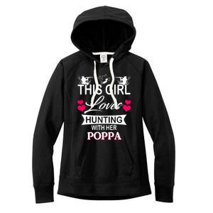 This Loves Hunting With Her Poppa Gift Women's Fleece Hoodie