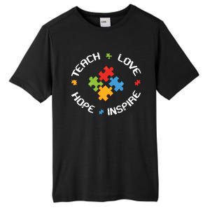 TEACH LOVE HOPE INSPIRE Tall Fusion ChromaSoft Performance T-Shirt