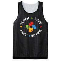 TEACH LOVE HOPE INSPIRE Mesh Reversible Basketball Jersey Tank