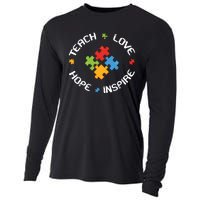 TEACH LOVE HOPE INSPIRE Cooling Performance Long Sleeve Crew