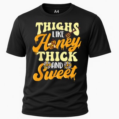 Thighs Like Honey Thick And Sweet Thick Thighs Performance Shirt