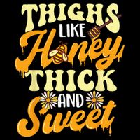 Thighs Like Honey Thick And Sweet Thick Thighs Cooling Performance Crew T-Shirt