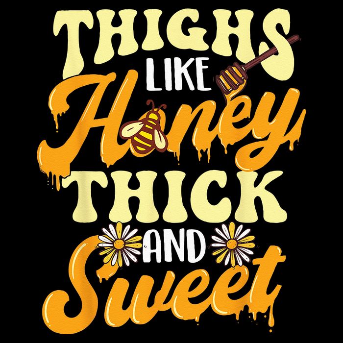 Thighs Like Honey Thick And Sweet Thick Thighs Cooling Performance Crew T-Shirt