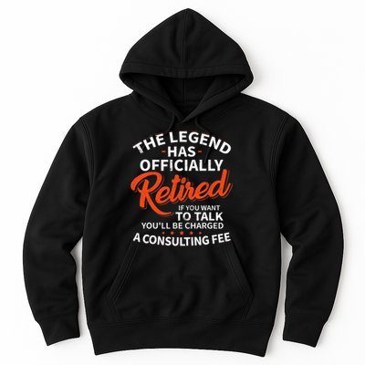 The Legend Has Retired Officer Officially Retirement Hoodie