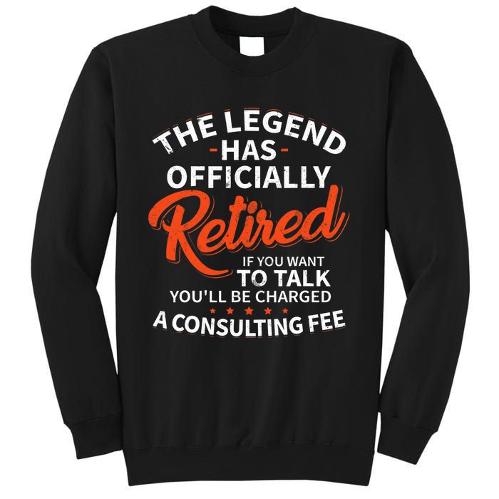 The Legend Has Retired Officer Officially Retirement Sweatshirt