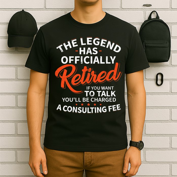The Legend Has Retired Officer Officially Retirement T-Shirt