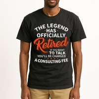 The Legend Has Retired Officer Officially Retirement Tall T-Shirt