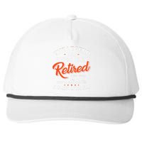 The Legend Has Retired Officer Officially Retirement Snapback Five-Panel Rope Hat