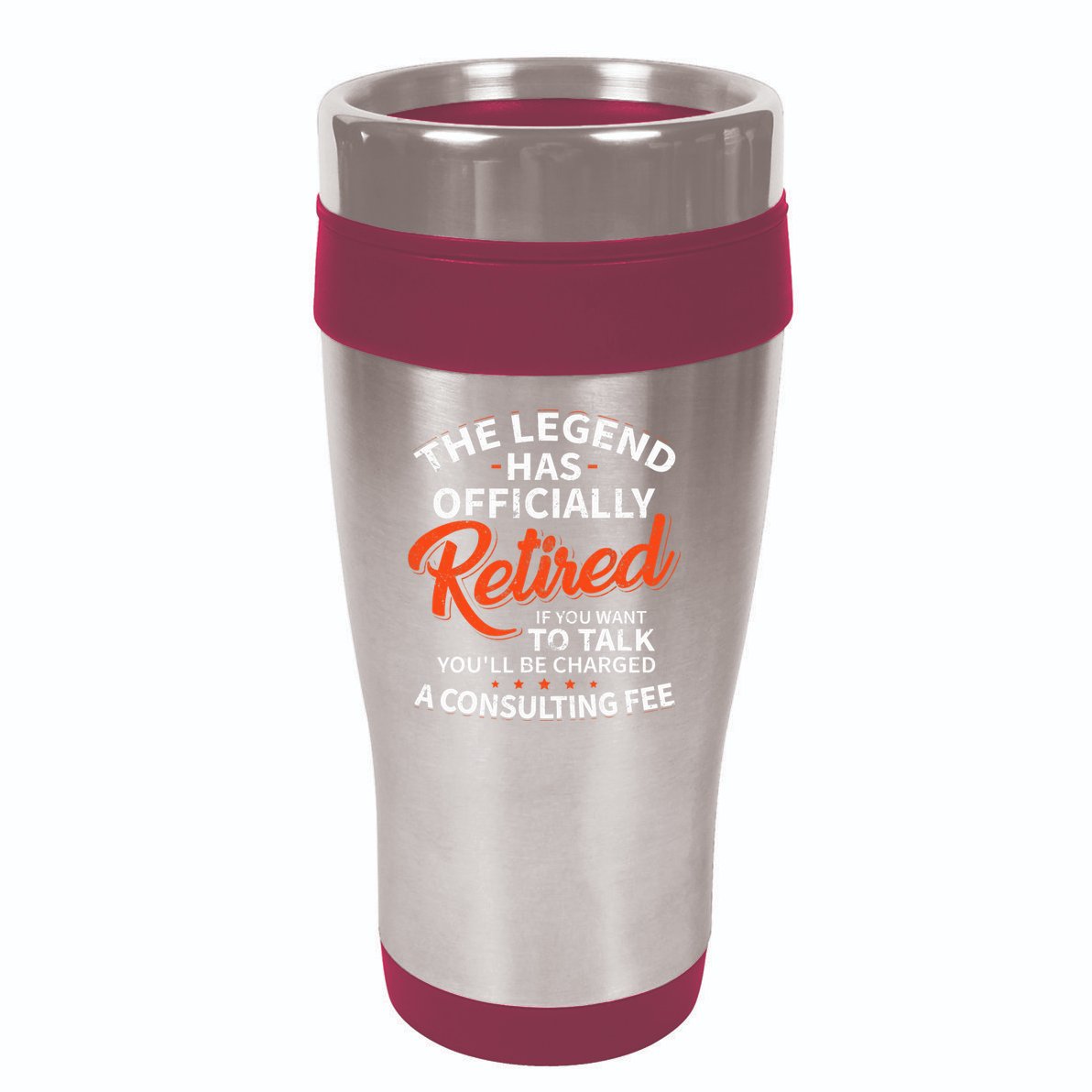 The Legend Has Retired Officer Officially Retirement 16oz Travel Tumbler
