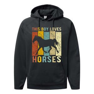 This Loves Horses Horse Performance Fleece Hoodie