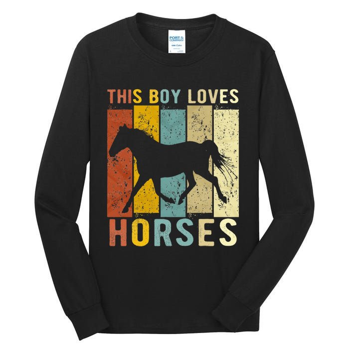 This Loves Horses Horse Tall Long Sleeve T-Shirt