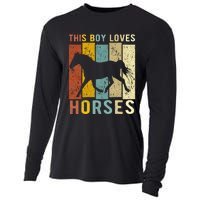 This Loves Horses Horse Cooling Performance Long Sleeve Crew