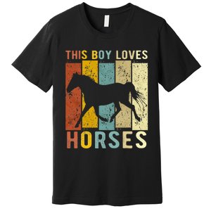 This Loves Horses Horse Premium T-Shirt