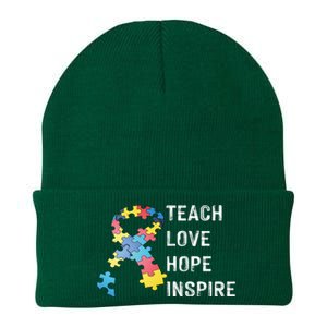 TEACH LOVE HOPE INSPIRE Knit Cap Winter Beanie