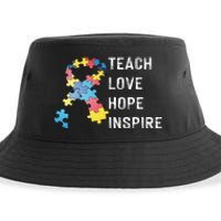 TEACH LOVE HOPE INSPIRE Sustainable Bucket Hat